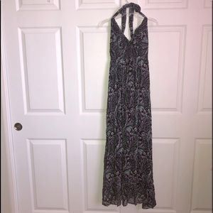Xhilaration Halter Maxi dress Sz S